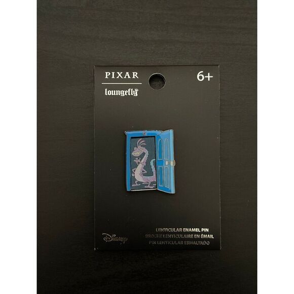 Loungefly Disney Pixar Monsters, Inc. Randall Door Lenticular Enamel Pin - Picture 1 of 2